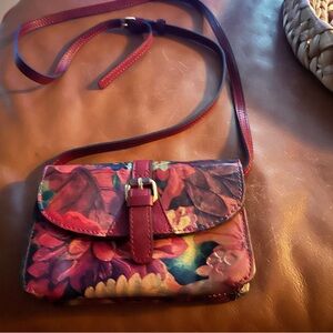 Patricia Nash Multicolor Floral small Crossbody Bag